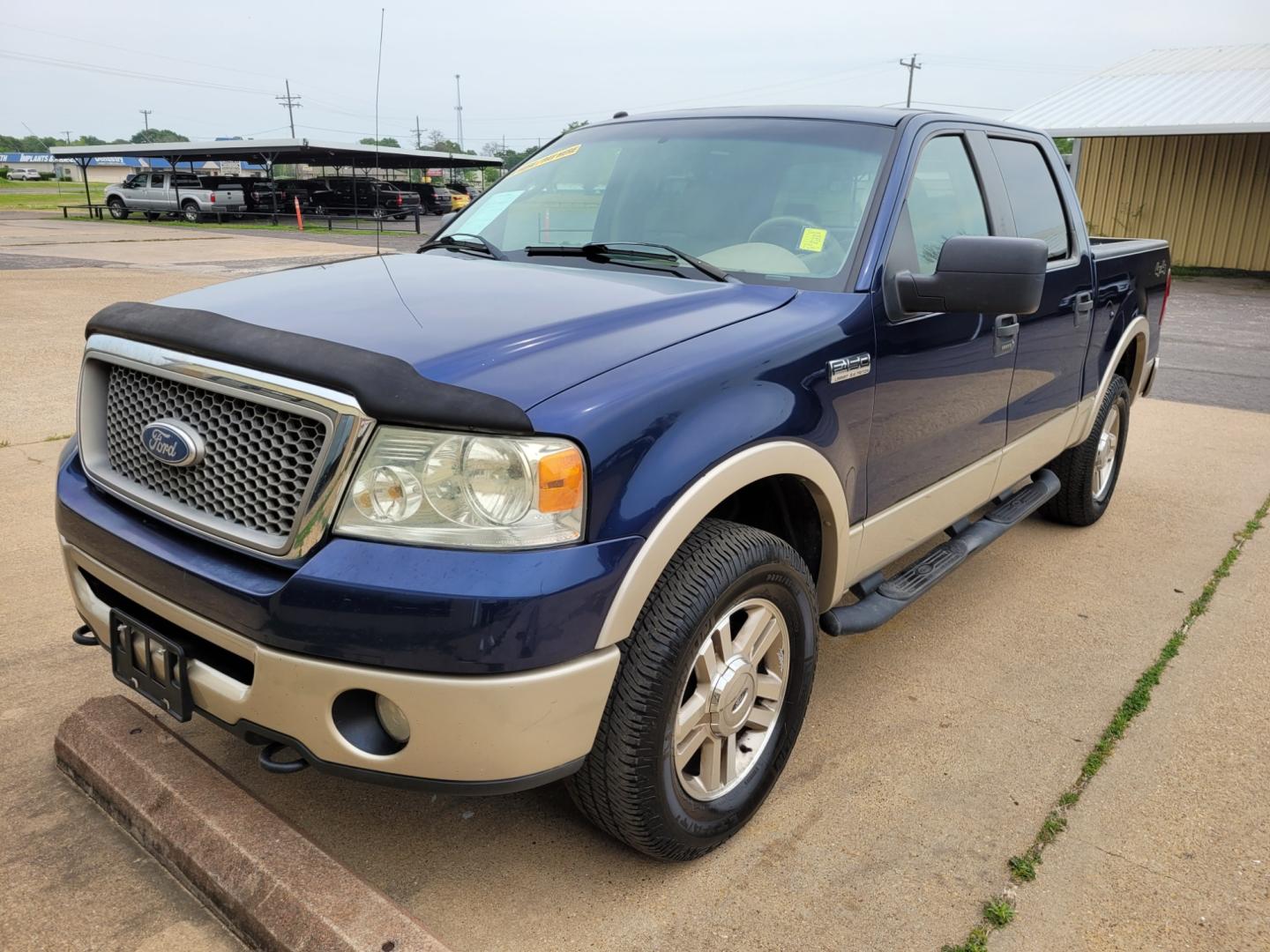 2008 BLUE FORD F-150 XLT SuperCrew Short Box 4WD (1FTPW14V48F) with an 5.4L V8 SOHC 24V FFV engine, 4-SPEED AUTOMATIC transmission, located at 533 S Seven Points BLVD, Seven Points, TX, 75143, (430) 255-4030, 32.313999, -96.209351 - Photo#0